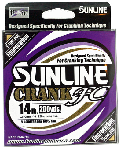 Sunline Crank FC Fluorocarbon Fishing Line 14 lb 200 yds Package